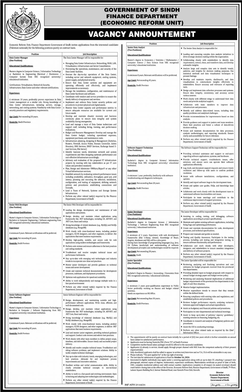 Finance-Department-Sindh-Jobs-2024