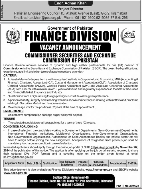 Finance division jobs 2024