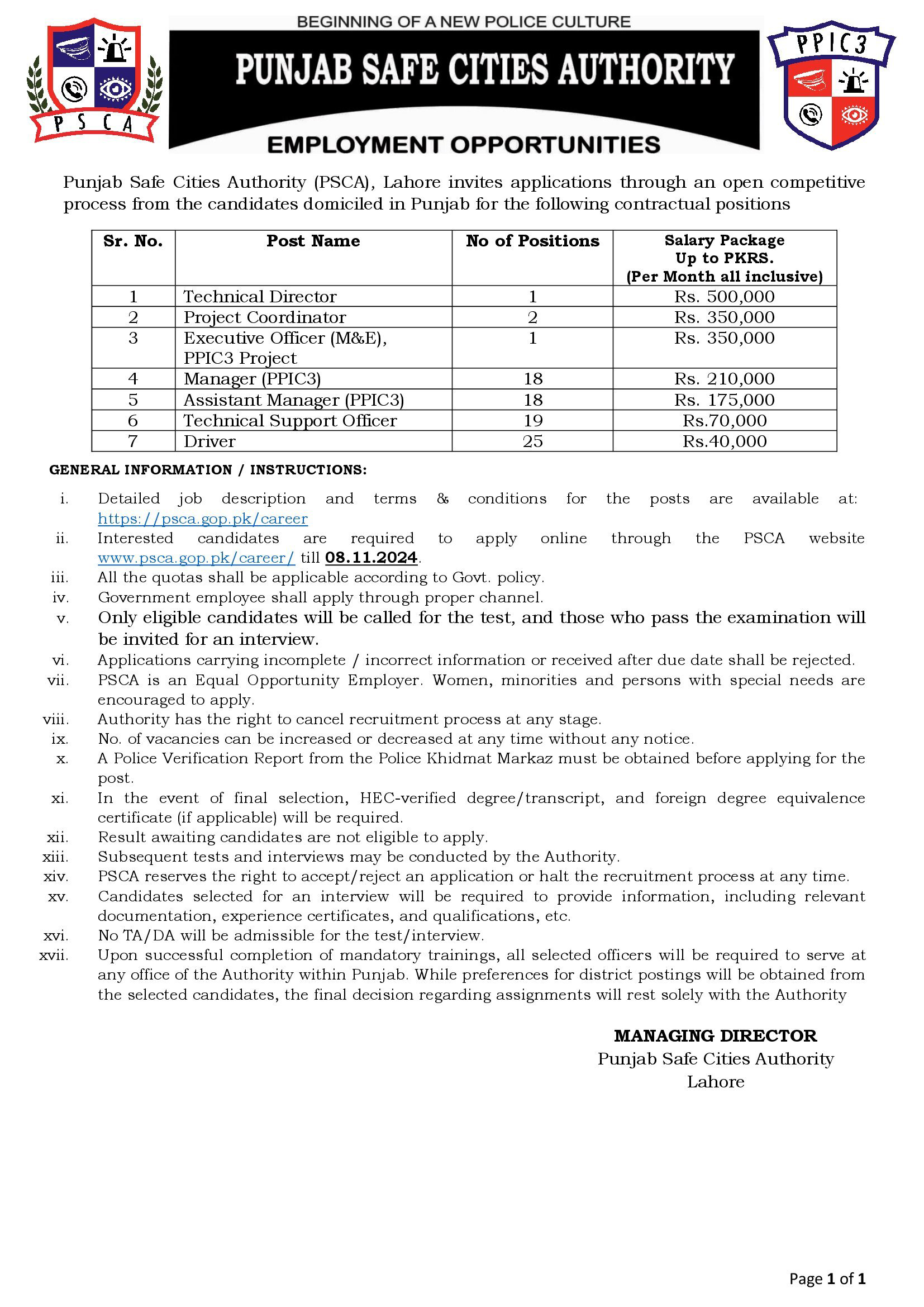 Punjab-Safe-Cities-Authority-PSCA-Jobs-2024-